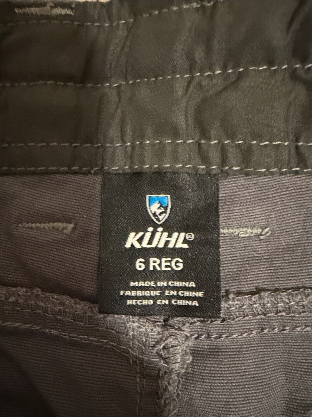 Kuhl Legendary Pants Women’s Size 6 Gray Straight Leg Hiking Stretch Gorpcore - Picture 2 of 8